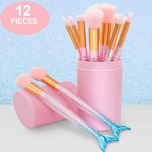 12 pcs Makeup Brushes Set Cosmetic Brushes Kit